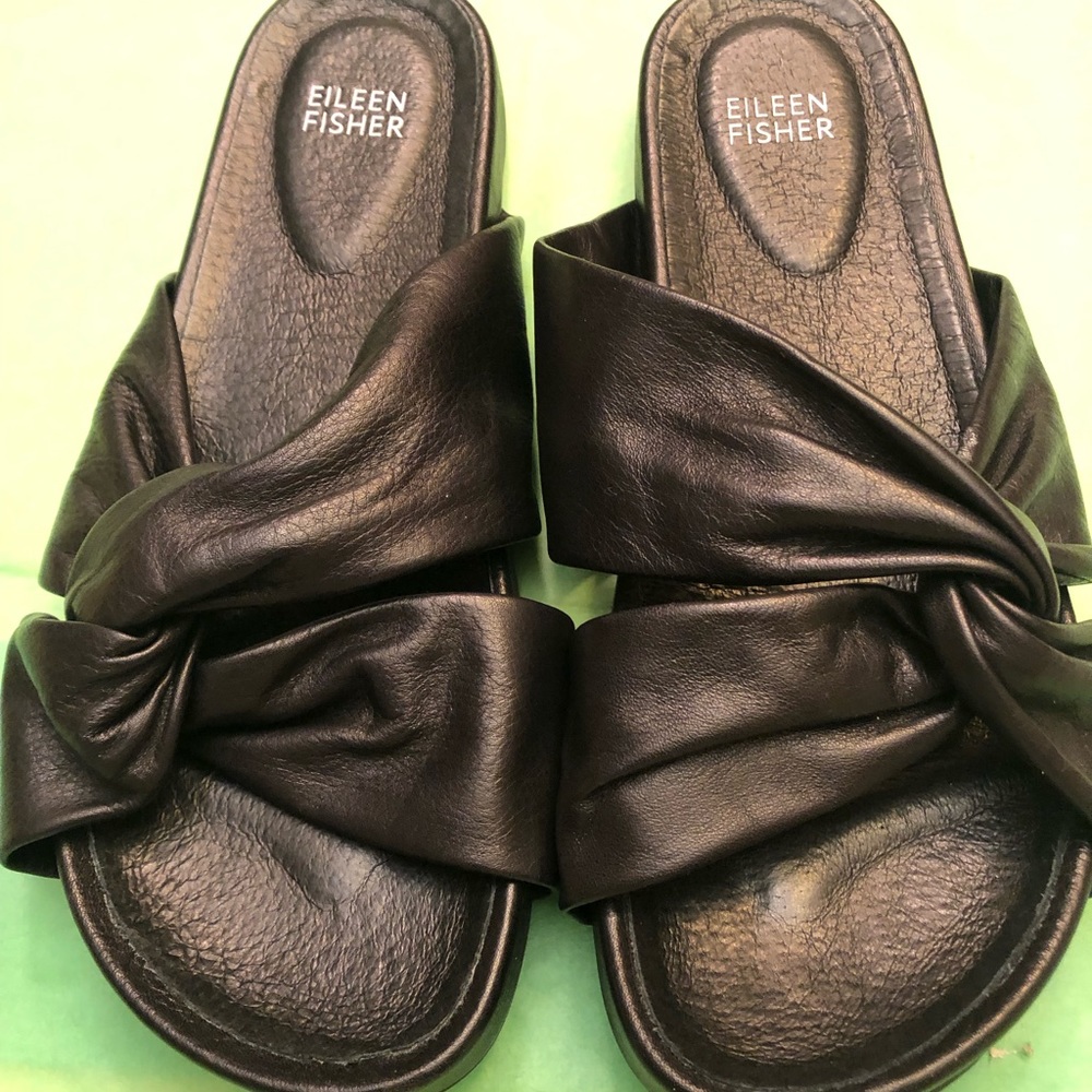 Eileen Fisher Leather Sandals